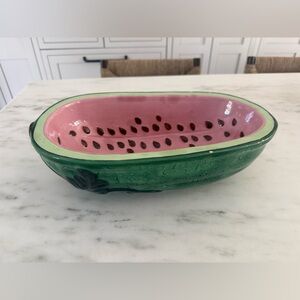 Vintage Watermelon ceramic bowl